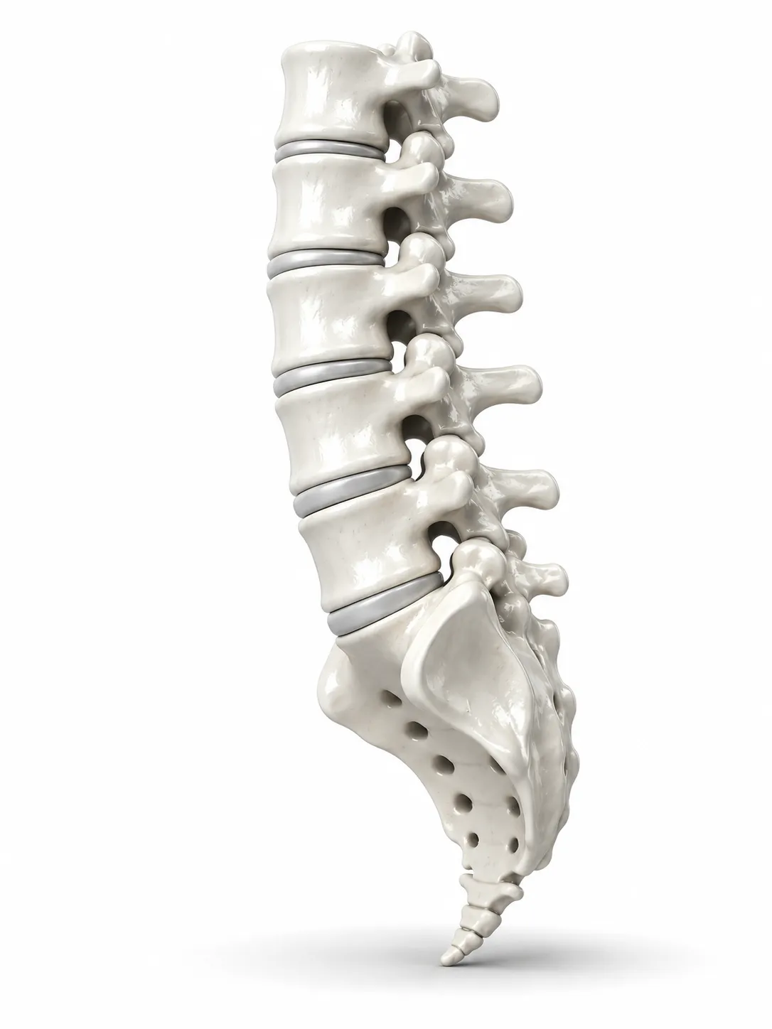 Lumbar spine illustration